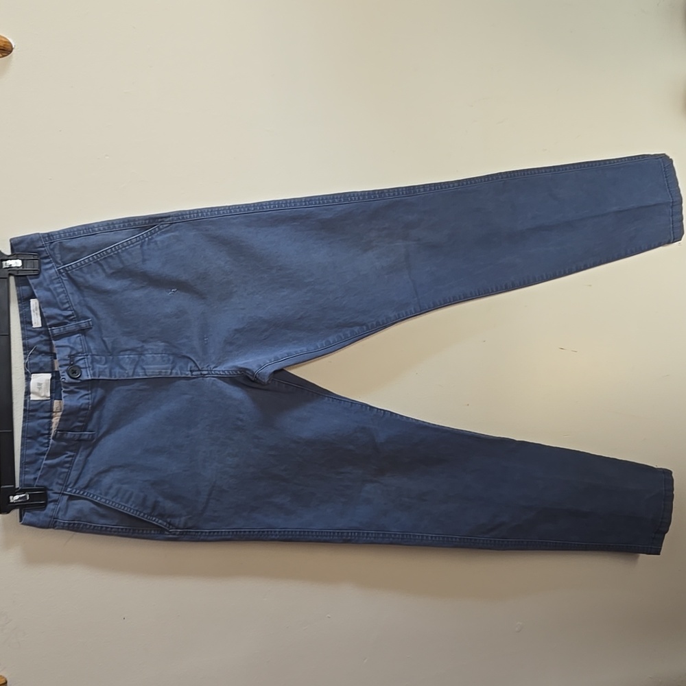 H&M Skinny Jeans Size 6 (32) Steal Blue 4 Pockets Crisp